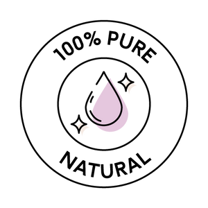Illustration of a purple droplet with sparkles on a transparent background.